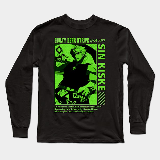 Sin kiskee guilty strive Long Sleeve T-Shirt by NekerArt